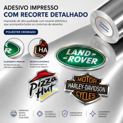 Adesivo Poliéster Cromado Impresso - CÁLCULO ON-LINE